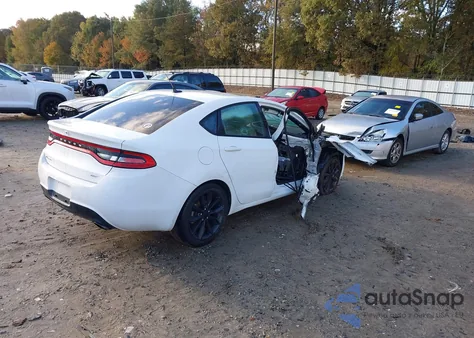 2016 Dodge Dart Gt Sport Blacktop z USA, uszkodzony, nr VIN 1C3CDFGB7GD823656